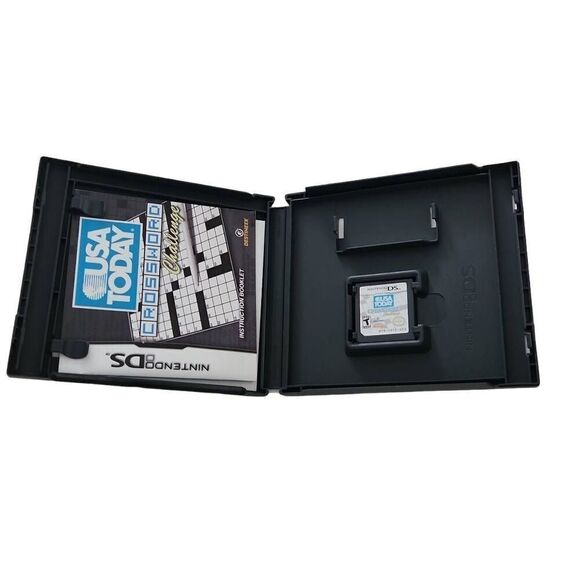 Nintendo DS USA Today Crossword Challenge Game with Case - Picture 2 of 4
